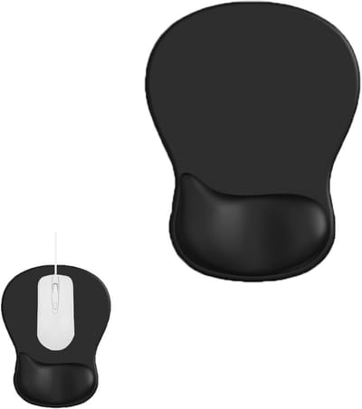 Ergonomisch muismat met handsteun, antislip PU achterkant, gelkussen, duurzaam en gemakkelijk schoon te maken, ideaal voor bureau en laptopgebruik