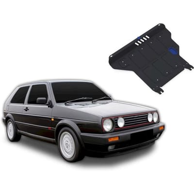 J&J AUTOMOTIVE | Protection Sous Moteur Acier Pour Volkswagen Golf 2 1986-1992