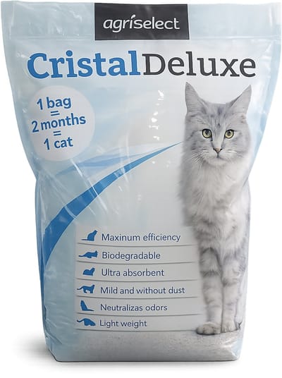 Agriselect Cristal Deluxe Kattenbakvulling 8 liter