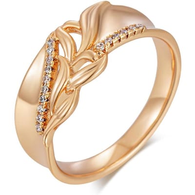 Couleur Or Rose Unique Large Anneaux Pour Femmes Mode Brillant Zircon Naturel Ethnique Mariée Fête de Mariage Rétro Bijoux 9