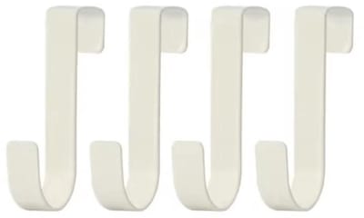 Scoby - Deurhaak - Haakje voor deur - Door Hanger - Set van 4 - Wit