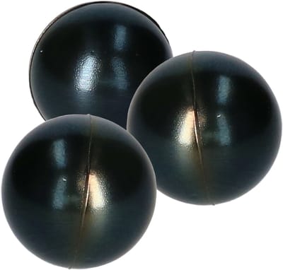 Banzaa - 5 zwarte anti stressballetjes 6 cm - stressbal