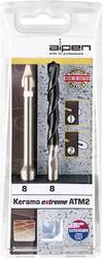 Alpen Keramo extreme ATM2 0000300052100 Glas- en keramiekborenset 5 mm 1/4 (6.3 mm), Cilinderschacht 2 stuk(s)