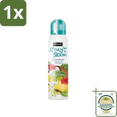 1 x Sence - Tropical Joy & Coconut - Deodorant - Exotisch - 150 ml- Tropisch - Kokos - Exotisch - Deodorant - Frisheid
