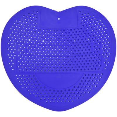 Écran d'urinoir Anti-Blocage Durable Anti-Éclaboussures Désodorisant d'Urinoir pour Salle de Bain Bureau bleu