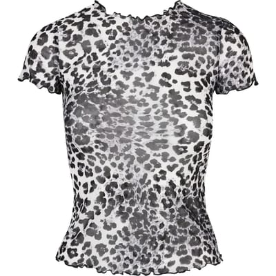Urban Classics - Mesh Tee snowleo Top - 3XL - Multicolours