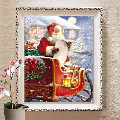 Volledige vierkante diamanten schilderij handgemaakte cadeau mozaïek dier borduurwerk muursticker interieur Full Square 20X30CM