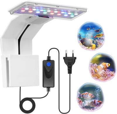Allecto - aquarium waterplantlamp - drietraps kleurwisselend model - energiezuinig - LED aquariumverlichting - geschikt voor aquaria - wit