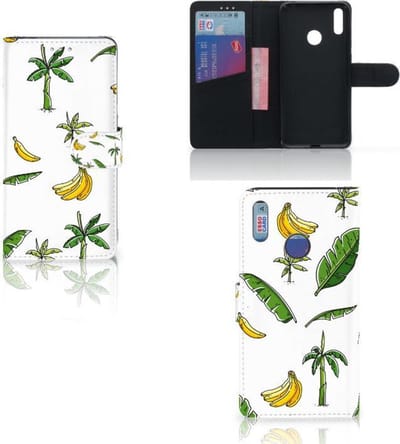 Book Case voor Huawei Y7 (2019) Hoesje Banana Tree
