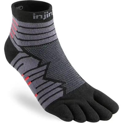 INJINJI | Ultra Run Mini-Crew Onyx (Maat - XL) | Teensokken