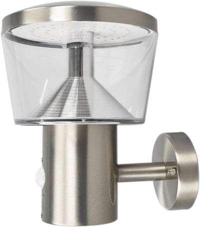 Moderne RVS LED Buiten Wandlamp met Bewegingssensor - Weerbestendige Gevelverlichting