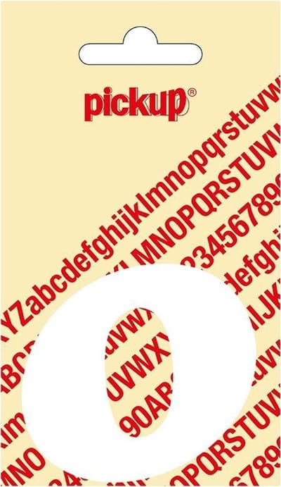 Pickup plakletter CooperBlack 60 mm - wit O