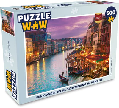Puzzel Water - Licht - Architectuur - Italië - Legpuzzel - Puzzel 500 stukjes