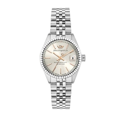 PHILIP WATCH - R8253597601 - CARIBE URBAN - ZILVER/ZILVER - 31 MM - SWISS MADE - DAMES - HORLOGE
