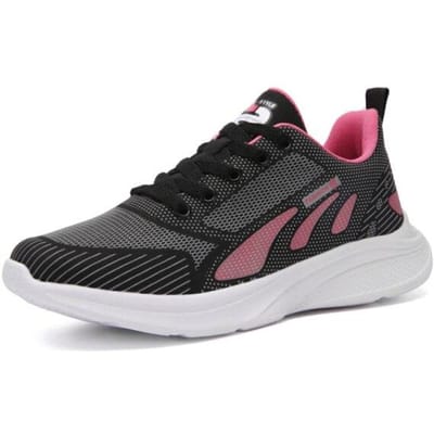 Heren- en damessneakers Ademende hardloopschoenen Buitensport Mode Comfortabel Casual Koppels Gym Herenschoenen Zapatos De Mujer 44 black
