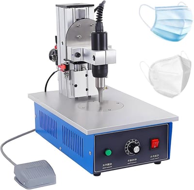 Ultrasoon Puntlasapparaat - Kunststof Lasmachine - Materiaal Verbinding - 1200W Kracht - 35KHz Frequentie - Zilver