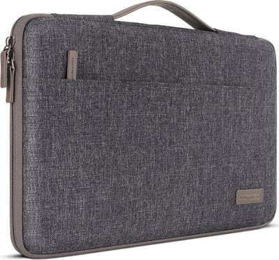 Tas Hoes voor 13,3 inch notebook laptop sleeve case waterdichte laptophoes voor 13" oude MacBook Pro/MacBook Air/13,5" Microsoft Surface Book 2020/Surface Laptop 4 3/MateBook D14, donkergrijs