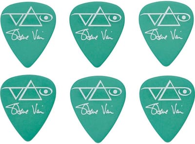 Ibanez Plektrum B1000SV-GR,6er-Set Steve Vai, signature, groen - Plectrum set