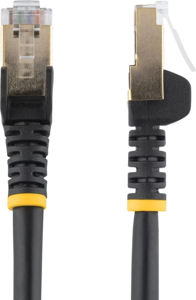 StarTech.com 1m Zwart Cat6a / Cat 6a Shielded Ethernet Patch Cable 1 m - patch cable - 1 m - Zwart - Zwart - 1m
