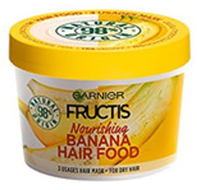 Garnier Fructis Hair Food Banana 3-in-1 Voedend Haarmasker - Droog Haar - 400ml