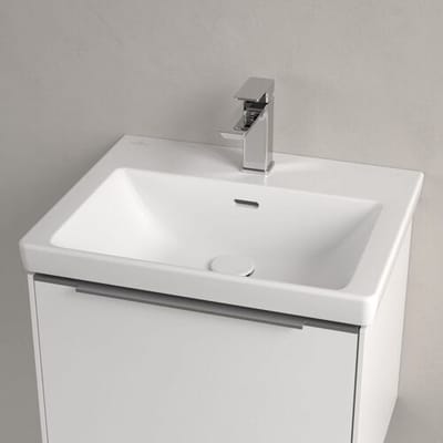 Villeroy & Boch Subway 3.0 cabinet washbasin 55 cm, with 1 tap hole, with overflow 4A70F401