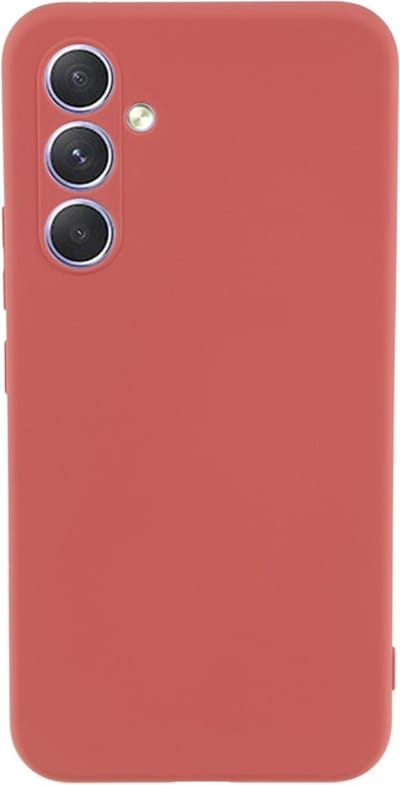 Coverup Hoesje - Geschikt voor Samsung Galaxy S23 FE Hoesje - Coverup Colour TPU Back Cover - Indian Red