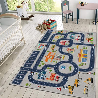 Vloerkleed Kinderkamer - Speelkleed Baby - Speelmat - Speeltapijt - Tapijt voor Kinderkamer - 120*180 cm - Anti Slip - Machinewasbaar