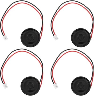Dailygoody - Interne Speakers - Kwaliteitsgeluid voor Sega Game Gear - 28mm 8Ω 1W - Geschikt voor Gaming - Ideaal voor Geluidsweergave - Set van 4