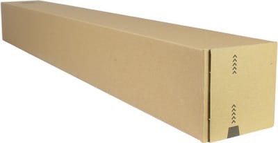 Kortpack - Longbox A1 - 610mm x 105mm x 105mm - Voor het versturen van lange goederen - Met zelfsluitende strip - 10 stuks per set - (043.0551)