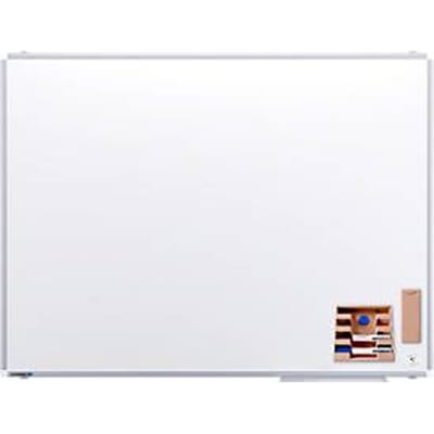 Legamaster PREMIUM PLUS-whiteboard, hoogte 900 mm, breedte 1200 mm, met opbergbakje/2 stiften/bordwisser/stifthouder/magneet