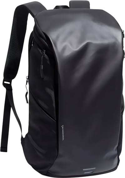 CarryQuest® - Heren Grote Capaciteit 17,3 Inch Laptop Rugzak - Waterafstotend Nylon - 52x32x16cm - Reistas - Ergonomisch Ontwerp - Zwart