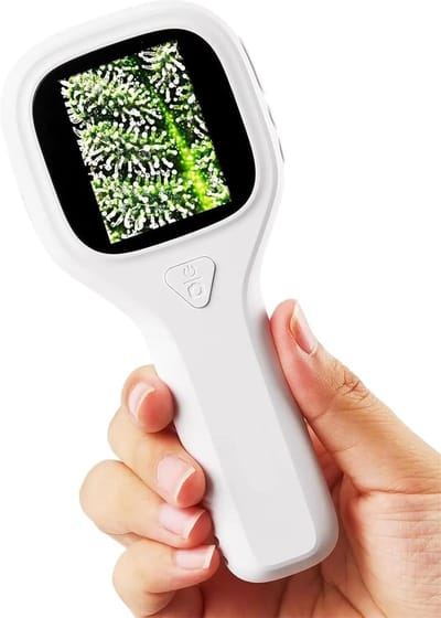 Digitale Microscoop - Pocket Vergroter - Objecten Bestuderen - Ingebouwd IPS Scherm - Draagbaar Formaat - Universele Kleur