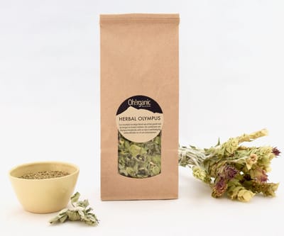 Oh!rganic - Herbal Olympus - Griekse bergthee met salie en tijm - BIO - Theïnevrij – Handgeoogst