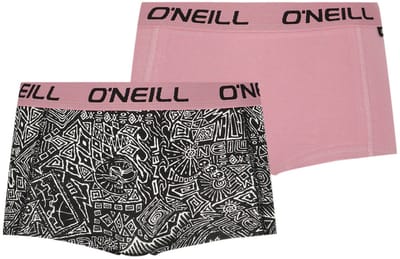 Dames boxershorts | Shorty | Frozen wave | Merk: O'Neill | Kleur: Roze | Maat: S t/m L | 6 pack