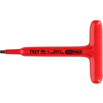 T-handgreep Torx-stiftsleutel met isolatie, T10, 120 mm KS Tools 117.2412