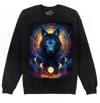 Dreamcatcher Wolf The Coloured House Sweater S