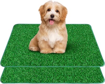 Kunstgras Honden Toilet - Puppy Trainingsmat - Binnen en Buiten - Herbruikbaar Reservegras - 46 x 58 cm - Groen