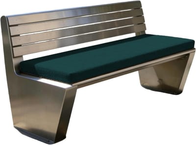 Bankkussen Rechthoekig - Zitkussen Tuinbank - Buiten en Binnen Gebruik - Antislip Onderkant - 45 x 102 cm - Groen