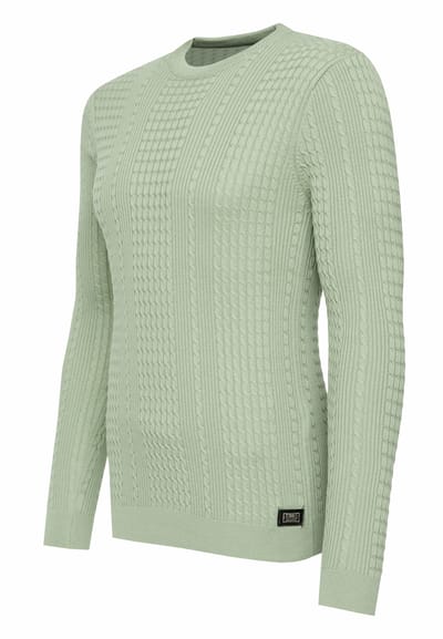 Super Slim Fit Streetwear Fijn Gebreide Trui