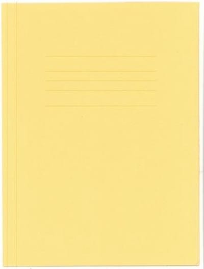 Kangaro dossiermap - folio - 240 grams recycled karton - geel