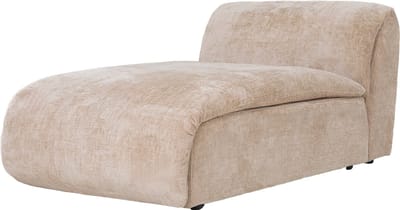 Tower Living - Redford chaise lounge zonder arm - beige