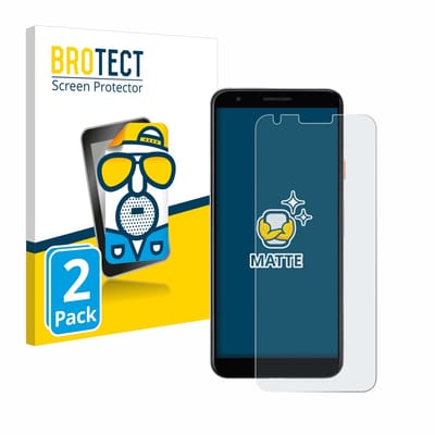 BROTECT - Screenprotector voor Google Pixel 3a - Folie Beschermfolie matte 2 Stuks