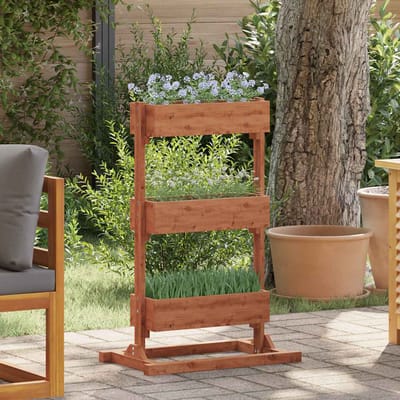 vidaXL - Plantenbak - 52x30x78 - cm - vurenhout