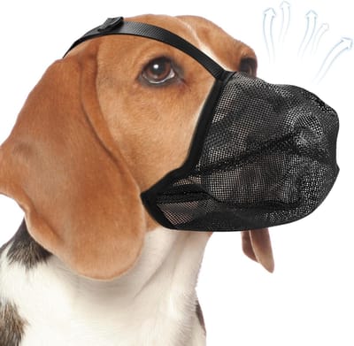 Verstelbare ademende muilkorf voor grote honden - ideaal voor training en veiligheid van kleine, middelgrote en grote honden