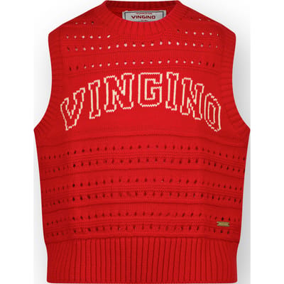 Vingino Girls Minny Pullover Fiery Red Größe: 12 | Strickjacken Outlet | kids | Rot