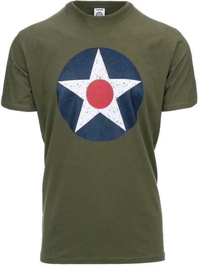 Fostex WWII Series - T-shirt U.S. Army Air Corps (kleur: Groen / maat: S)