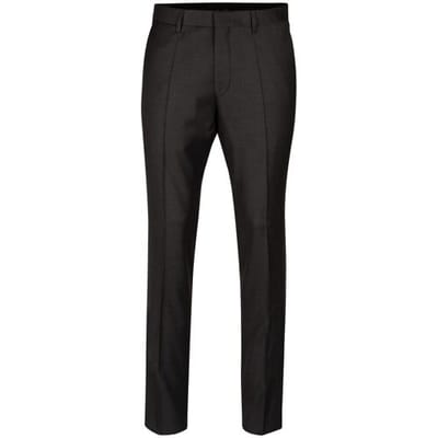 Roy Robson Broek Smooth Uni Super 130's Antraciet / male