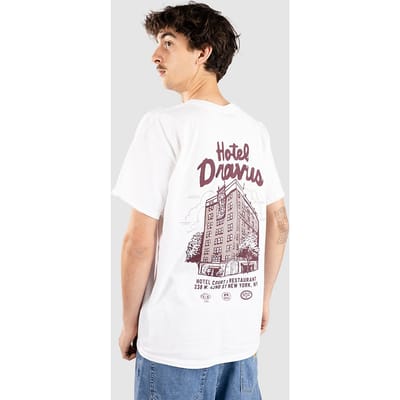 Dravus Retro Hotel T-Shirt wit