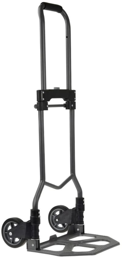 GEKO Opvouwbare stalen handtrolley - 80 kg draagvermogen - Compact en lichtgewicht ontwerp