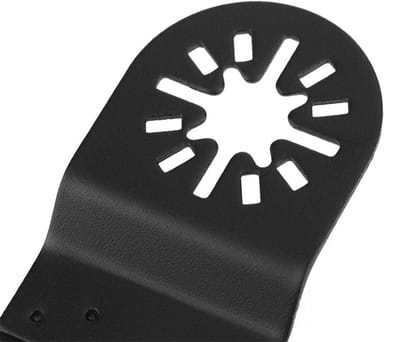 Dailygoods- Oscillerende Lam Set van 20 Stuks - Zaagbladen Multitool - Hoog Koolstofstaal - Tandbreedte 34 mm - Totale Lengte 94 mm - Schokbestendig